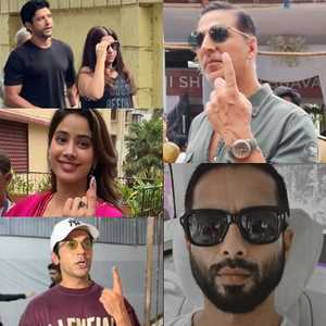 मुंबई में फिल्मी सितारों ने डाले वोट, लोगों से भी की मतदान की अपील